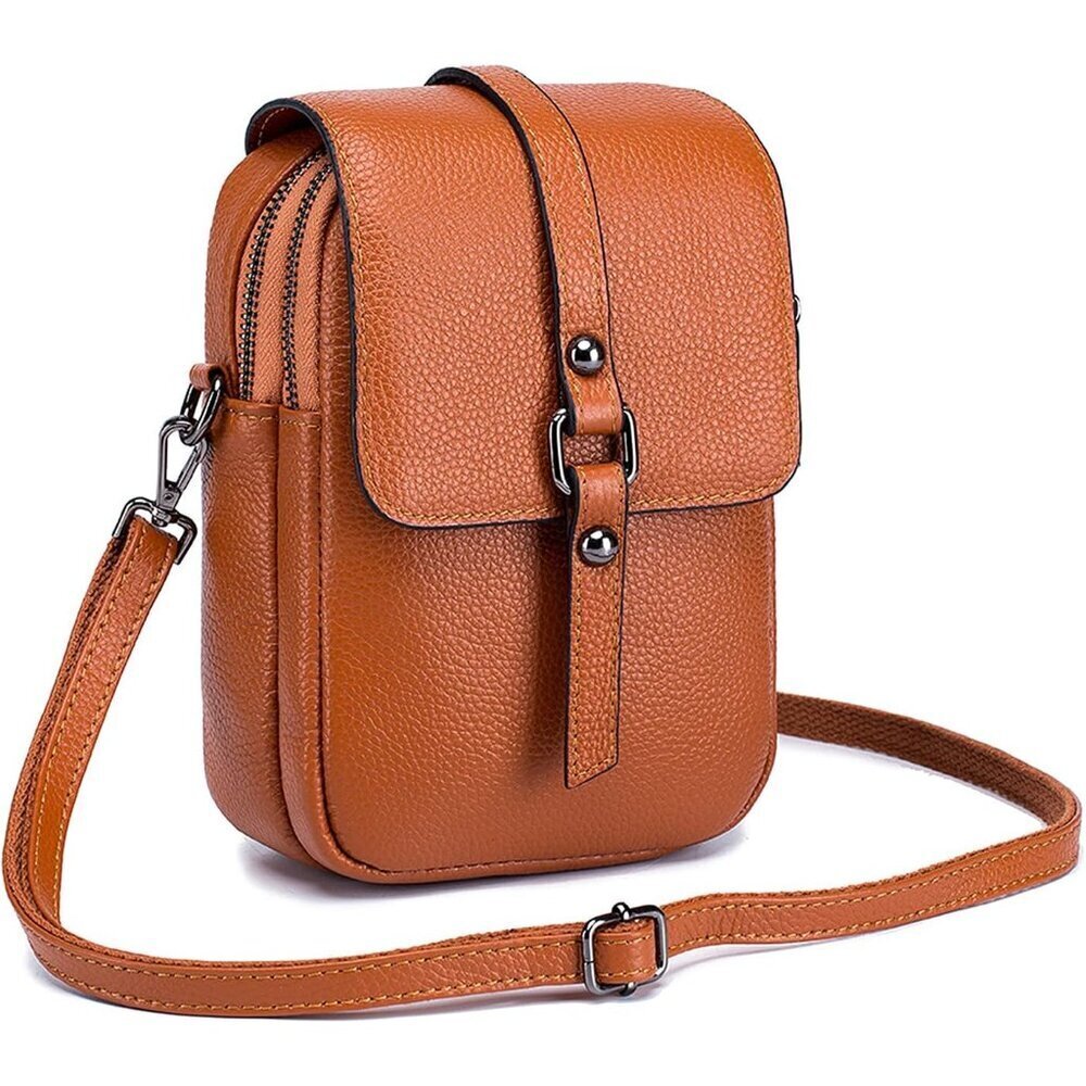 Leather Crossbody Phone Bag Women's Small Wallet Purse Phone Pouch